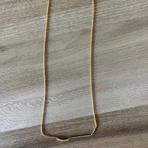 Gorjana Mini Bar Necklace in Gold